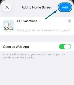 Tap Add